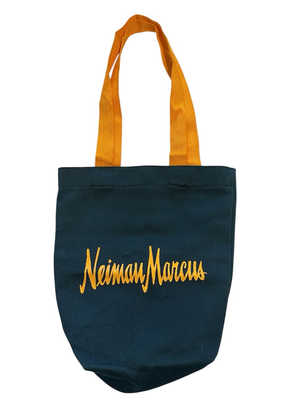 Vintage Neiman Marcus Department Store Reusable Navy Cloth Shopping Bag